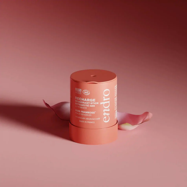 Déodorant Stick Rechargeable Rose Framboise - Nuoo