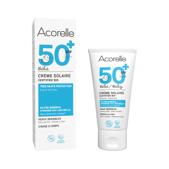 Crème Solaire Bio Bébé SPF 50 - Nuoo