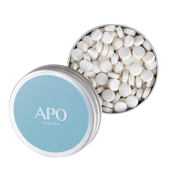 Boîte de transport pour Dentifrice solide en Aluminium (vendue sans pastilles)