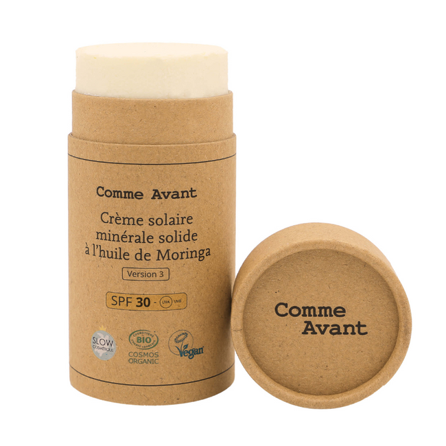 Crème Solaire Minérale Solide SPF30 - Nuoo
