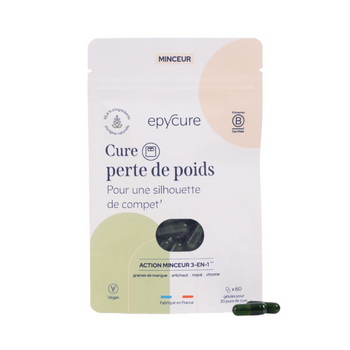 Epycure - Cure Perte de Poids - Compléments alimentaire minceur - Made in Fance - Vegan