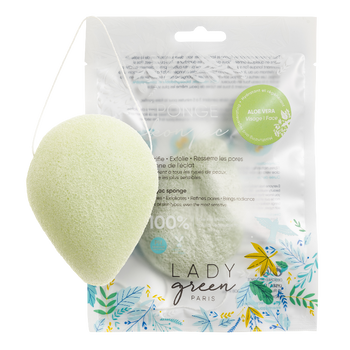 Eponge Konjac Visage - aloe vera