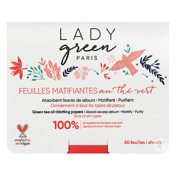 Voile de perfection feuilles matifiantes thé vert