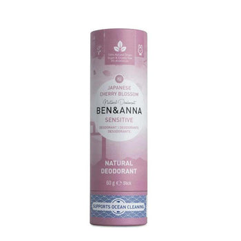 Ben & Anna - Déodorants - Déodorant Sensitive japanese cherry blossom - Papertube