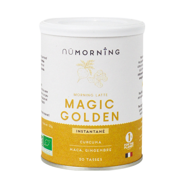 Magic Golden - Morning Latte au Curcuma, Gingembre et Maca - Nuoo