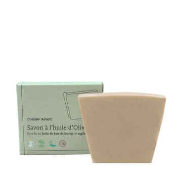 Comme Avant - Savon Naturel - Huile de Baies de Laurier & Argile Verte - Visage