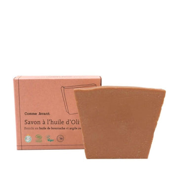 Comme Avant - Savon Naturel - Bourrache & Argile Rouge - Visage