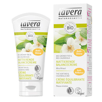 Lavera - Crèmes de soin - Crème équilibrante mâtifiante au thé vert bio