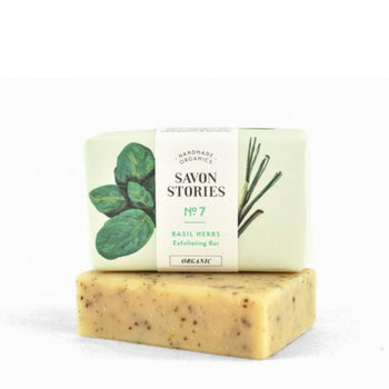 Savon stories - Savons solides - Savon exfoliant au basilic n°7 - Nuoo