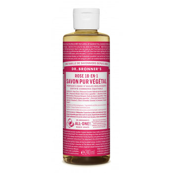Dr. bronners - Gels douche - Savon liquide rose - Nuoo