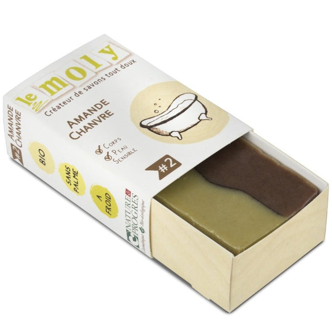 Savon Amande Chanvre Bio - Peau Sensible - Nuoo