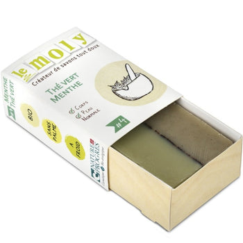 Le Moly - Savons solides - Savon thé vert menthe bio - Nuoo