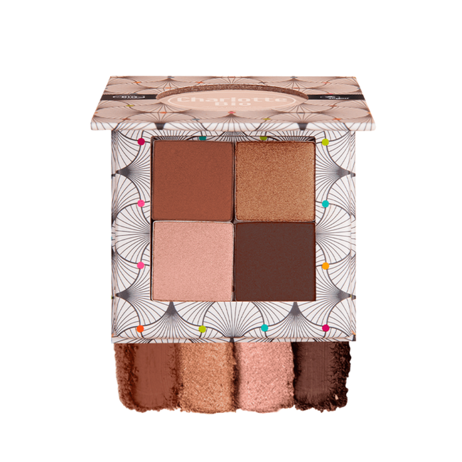 Palette 4 Fards à Paupières Bio - Nude Brun - Nuoo