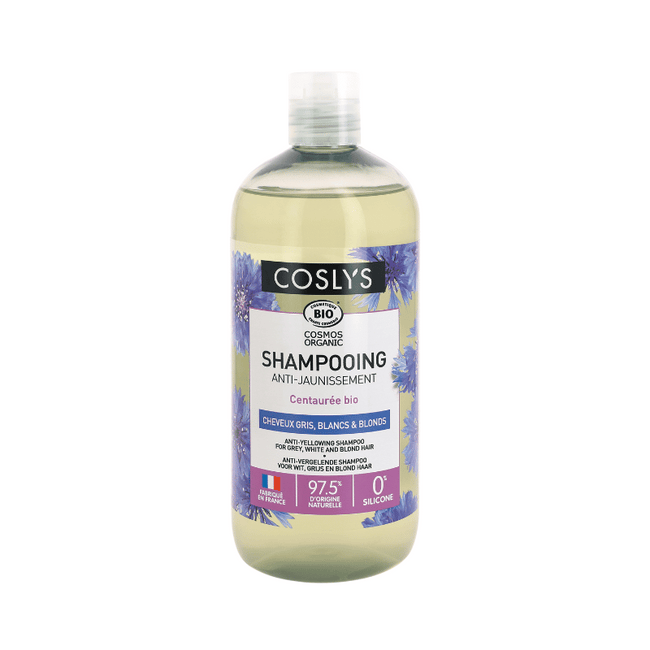 Shampooing Bio Anti-Jaunissement - Cheveux Gris, Blancs & Blonds - Nuoo
