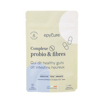 Epycure - Cure Complexe Probio & Fibres - Compléments alimentaires - Vegan - Made in France