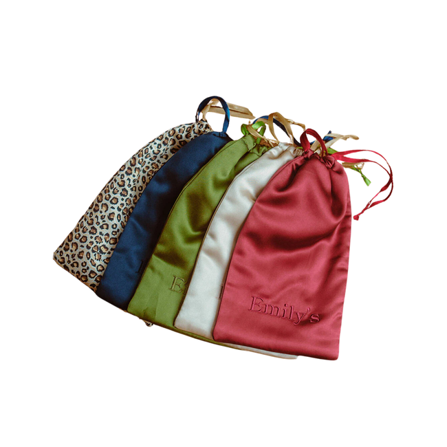 Pochette de voyage 100% pure soie - Rose - Nuoo