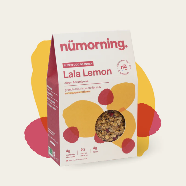 Superfood Granola Lala Lemon - Citron + Framboise - Nuoo