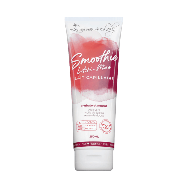 Lait Sans Rinçage Capillaire - Smoothie Litchi/Mûre - Nuoo