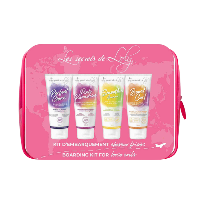 Trousse Voyage en 4 Etapes - Cheveux Frisés - Nuoo