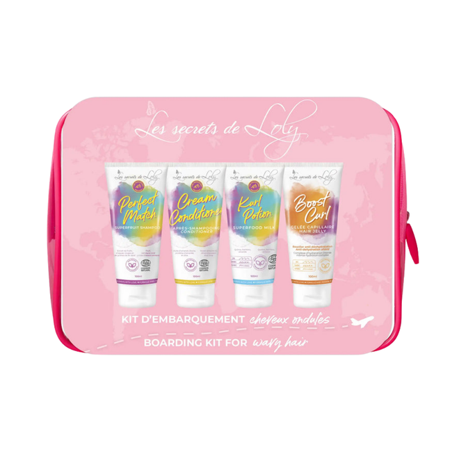 Trousse Voyage en 4 Étapes - Cheveux Ondulés - Nuoo