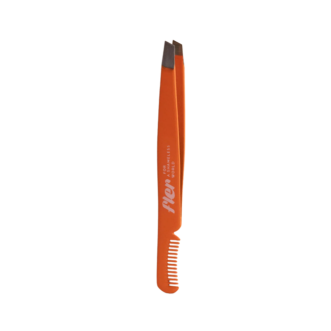 Pince à épiler orange - Nuoo