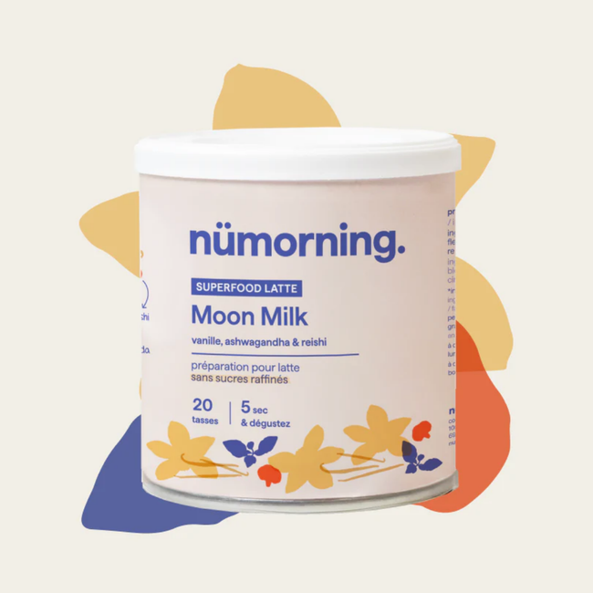 Moon Milk - Superfood Latte Vanille + Ashwagandha + Reishi - Nuoo