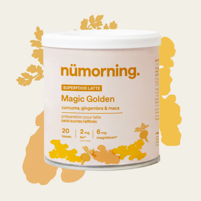 Superfood Latte - Magic Golden Curcuma + Gingembre + Maca - Nuoo