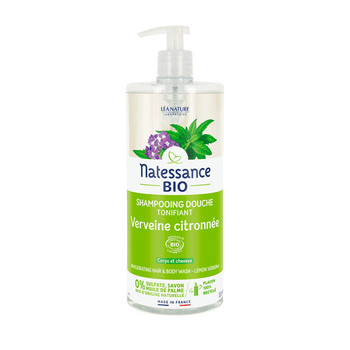 Shampooing Douche Verveine Citron - Natessance - Hygiène