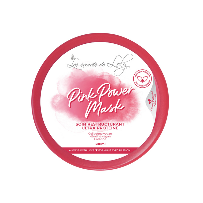 Pink Power Mask - Soin restructurant ultra protéiné - Nuoo