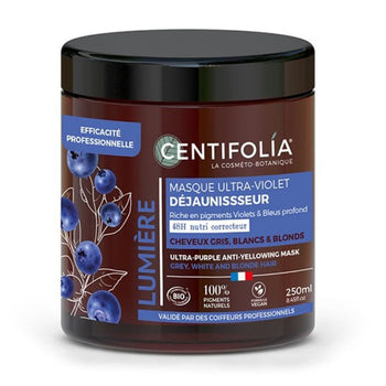 Centifolia - Masque Ultra-violet Déjaunisseur - Masques capillaires - Vegan - Made in France