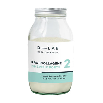 D-Lab - Pro-Collagène Cheveux forts - Complément alimentaire - Fabriqué en France