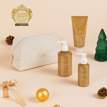 Coffret de Noël : Cure régénérante et sa trousse en velours côtelée