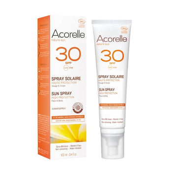 Acorelle - Crèmes solaires - Spray solaire SPF 30 - Nuoo
