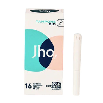 Jho - Protections féminines - Tampons bio avec applicateur normal