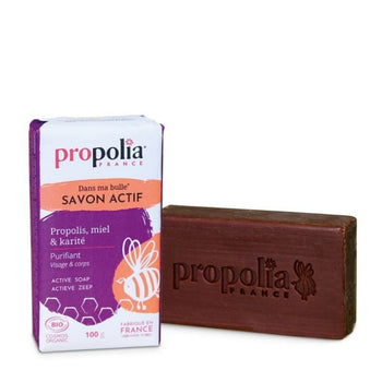 Propolia - Savon Actif Certifié bio - Soin lavant visage et corps