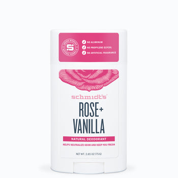 déodorant stick rose et vanille