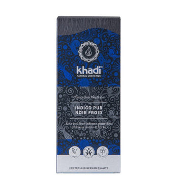 Khadi - Colorations - Teinture aux plantes Indigo pur Noir froid