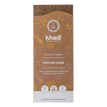 Khadi - Colorations - Soins Colorants Teinture aux plantes Châtain doré