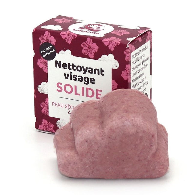Nettoyant Visage Solide Hibiscus - Peaux sèches et sensibles - Nuoo