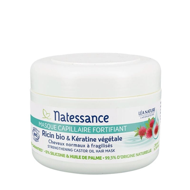 Masque Capillaire Fortifiant à l’Huile de Ricin et à la Kératine Végétale - Nuoo