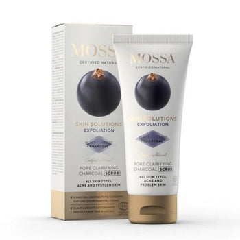 Mossa - Gommages à grains - Gommage purifiant charbon skin solutions - Nuoo