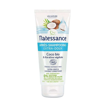 Natessance - Après-Shampoing Extra-Doux Coco et Kératine Végétale - Après shampoing