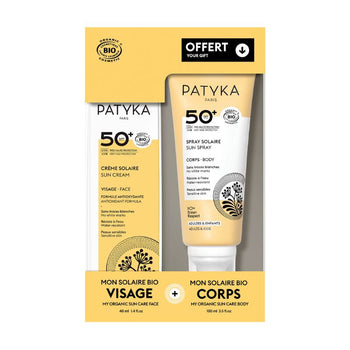 Patyka - Mon Duo Solaire Visage et Corps SPF50+ - Crèmes solaires bio - Made in France