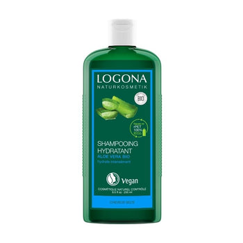 Logona - Shampoing Hydratant Aloe Vera - Shampoings Cheveux secs