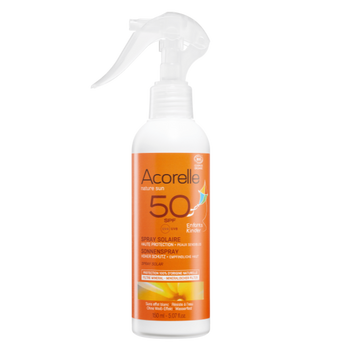 Acorelle - Crèmes solaires - Spray solaire enfants SPF50 - Nuoo