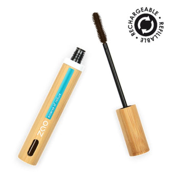 Zao - Mascara Velours Brun - Mascara bio - Maquillage Vegan